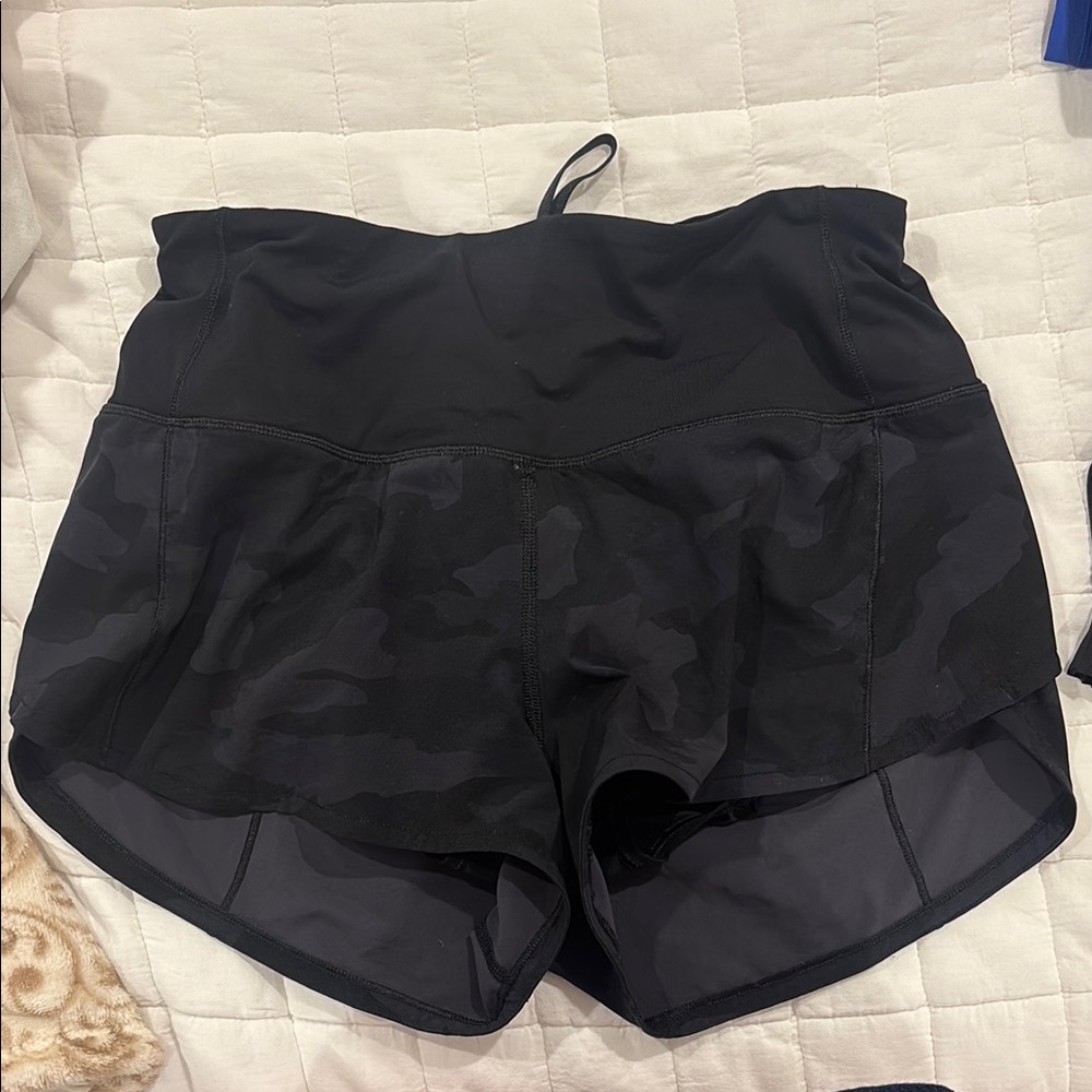 Lululemon Athletica Camo Athletic Shorts
